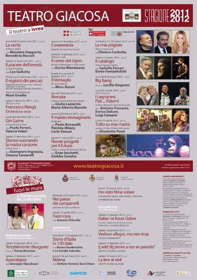 Locandina stagione 2011 - 2012